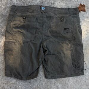 KUHL shorts men size 38 green grey utility cargo